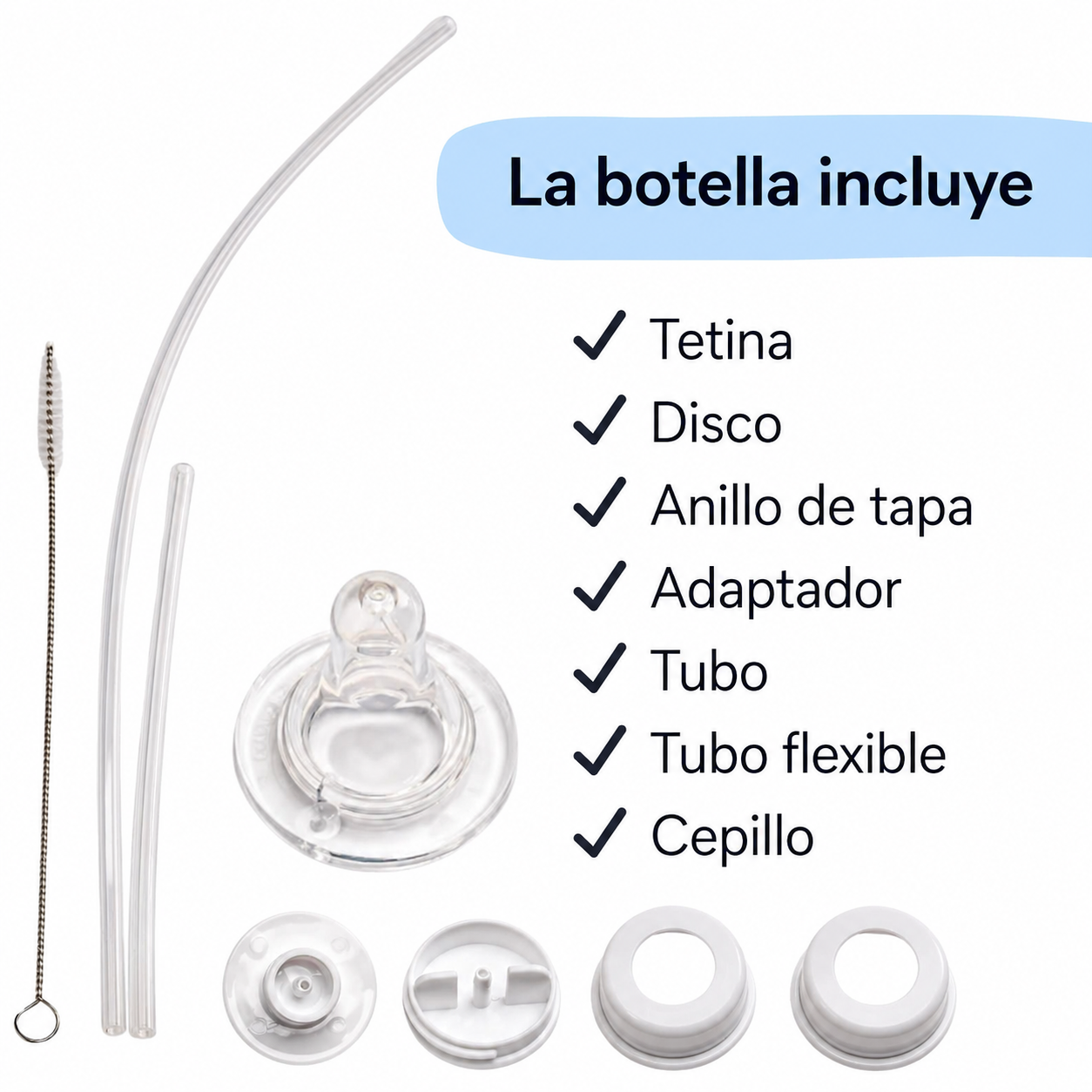 Nubbi® Anti-Reflux 10 oz manos libres 360º 0 a 12 meses