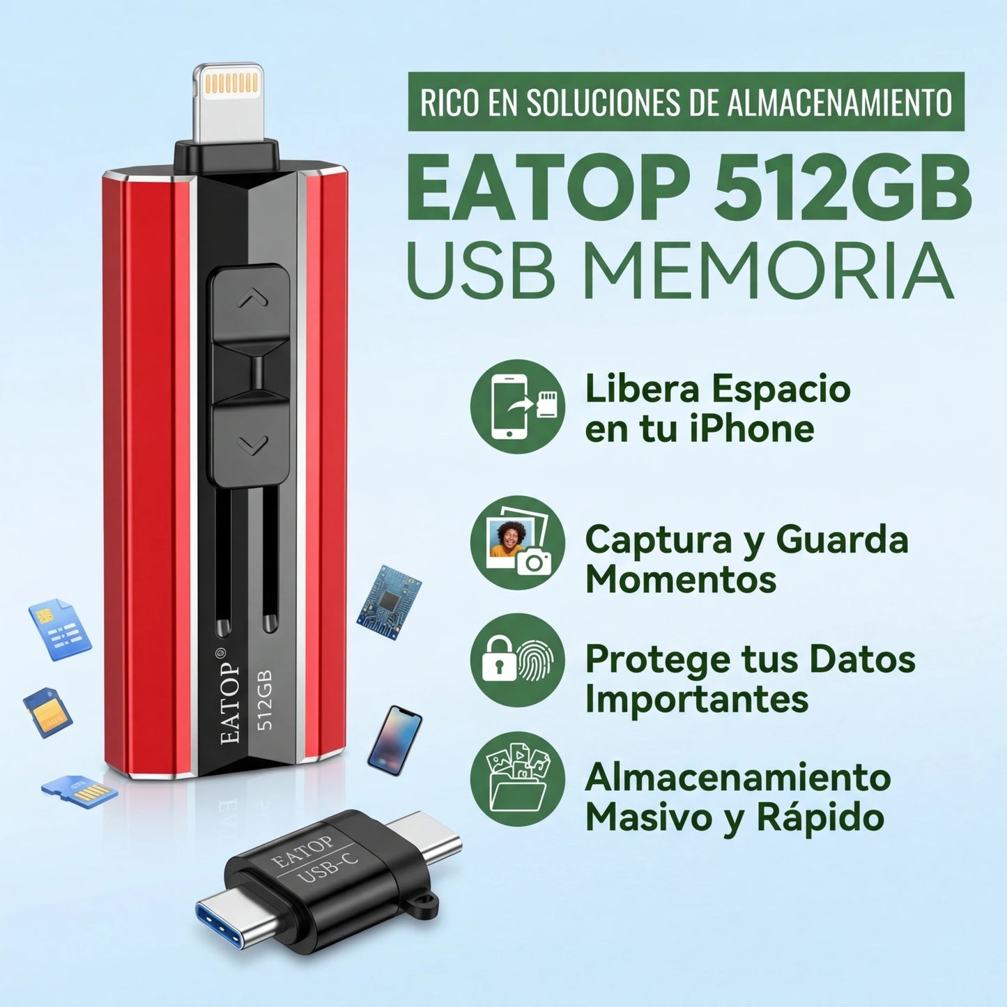 UNIDAD DE ALMACENAMIENTO ADICIONAL 512GB