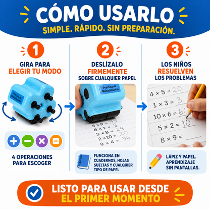 Edumatik™ Tutor matemático 4 en 1 para pequeños genios