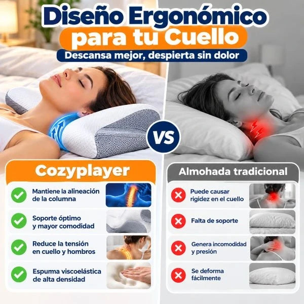 Almohada Cervical Ergonomica de Espuma