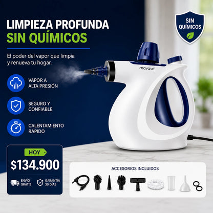 VaporMax® Elimina grasa, suciedad y residuos con vapor de alta presión