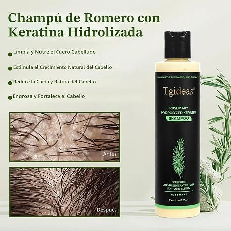 PAGA 1 LLEVA 2 Tgideas® rosemary hydrolized keratin