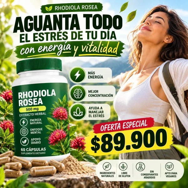 Rhodiola Rosea para Equilibrio Mental