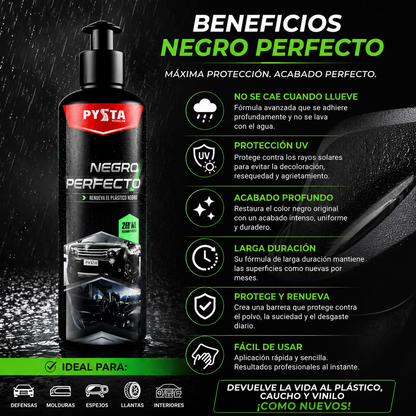 Pysta™ |Restaurador de partes negras sin esfuerzo