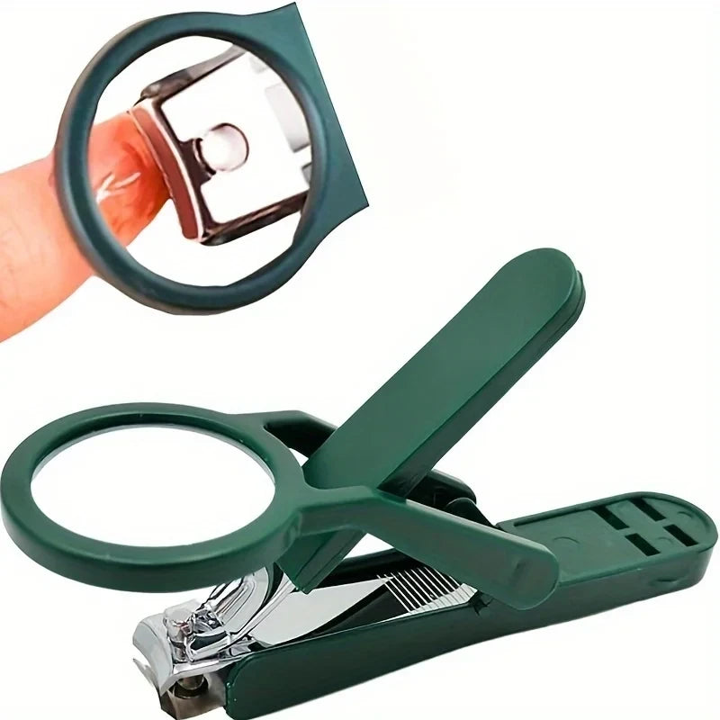 Cortaúñas con lupa para los que no logran ver bien ✂️