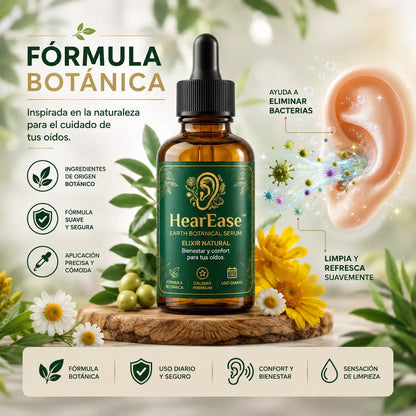 Hearease® Elixir Botánico para el Cuidado del Oído