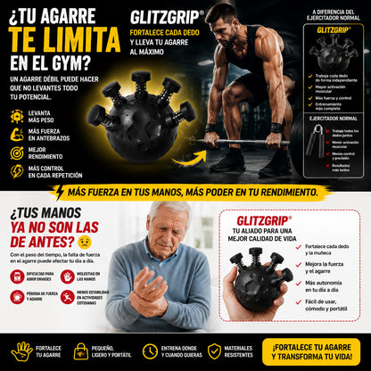 GirpArm® Fortalecedor de antebrazo y agarre de dedo