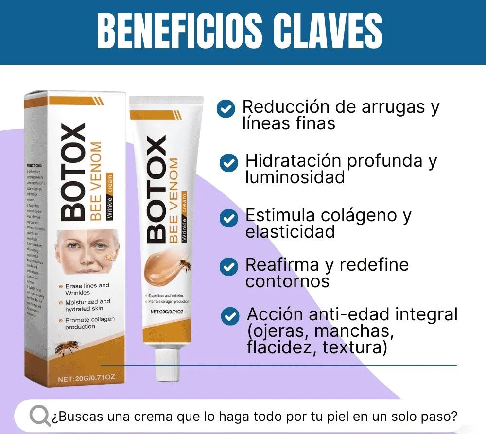 CREMA LIFTING DE VENENO DE ABEJA - PAGA 1 LLEVA 2!