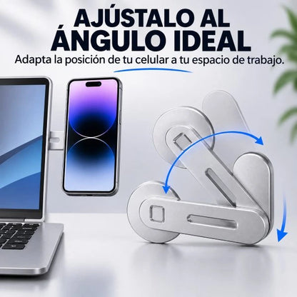 Soporte Magnético para Celular en Portátil – Holder Plegable