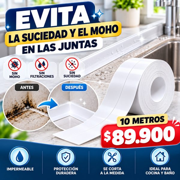 Cinta Impermeable para Sellar Juntas y Esquinas-10MTS