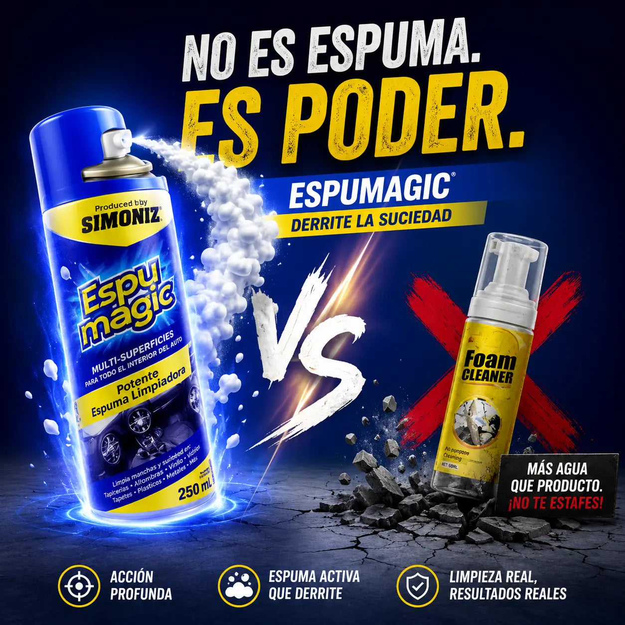 Espu magic® Spray en aerosol Limpieza profunda