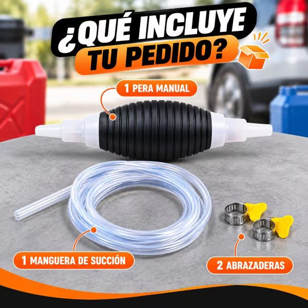 🚨 Bomba Manual de Emergencia – Transfiere Líquidos Fácilmente