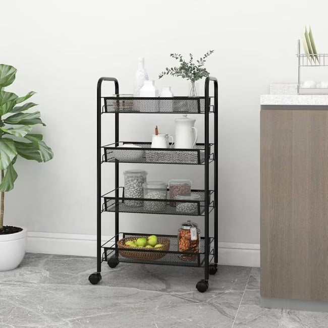 Carrito Organizador 4 Niveles Metálico GRANDE! -35%OFF