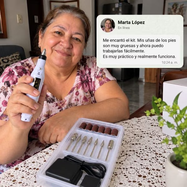 💅 KIT CUIDADO TOTAL DE UÑAS GRUESAS Y PIES SECOS