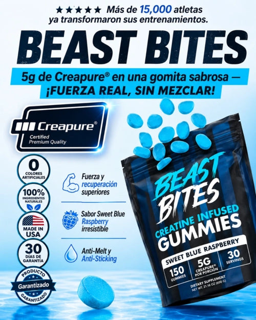 !Creatina en Gomitas¡ ¿Cansado del Polvo Incomodo y el mal sabor? Solo hoy! Paga 2 lleva 3ra GRATIS!!