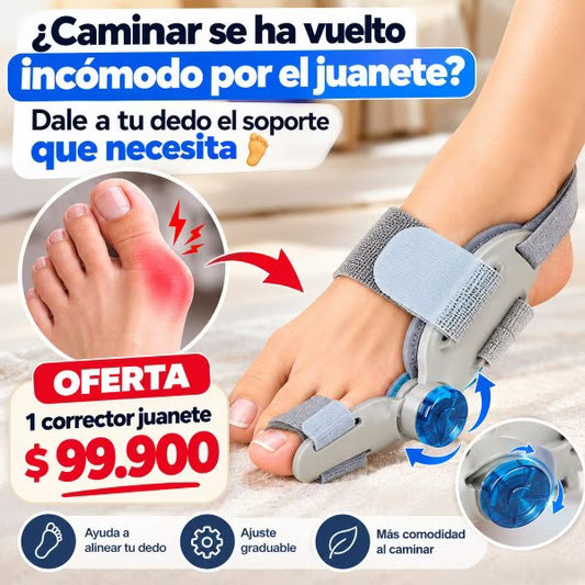 🦶 Corrector Graduable para Juanetes – Ajuste Personalizado y Mayor Comodidad