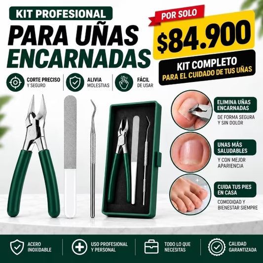 ✂️ cortauñas curvo para uñas encarnadas y difíciles de cortar-