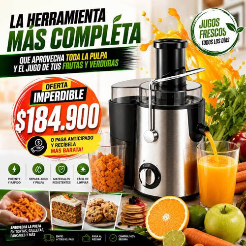 Extractor De Jugos Sokany-Jugos frescos para comenzar el día.