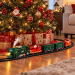 Tren Eléctrico Navideño con Luces y Sonido