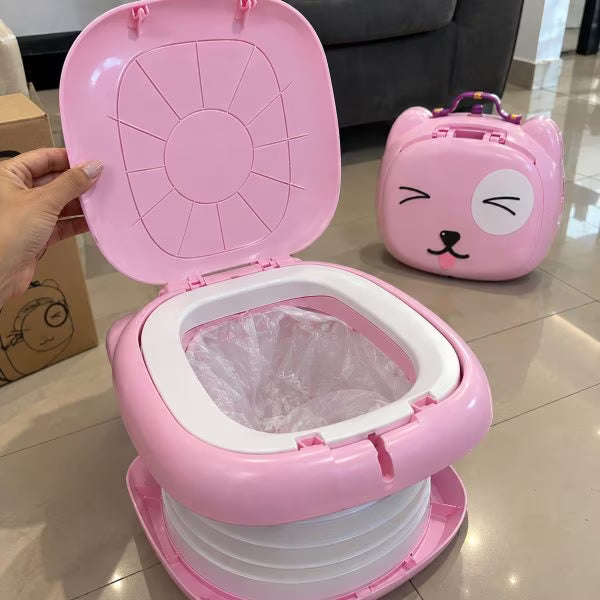 Orinal Plegable Infantil | El Baño Portátil Para Viajes