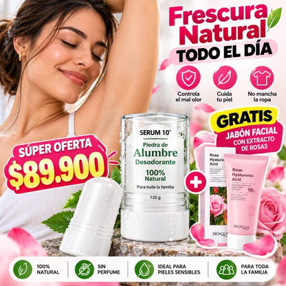 Piedra de Alumbre SERUM 10 – Control del Mal Olor