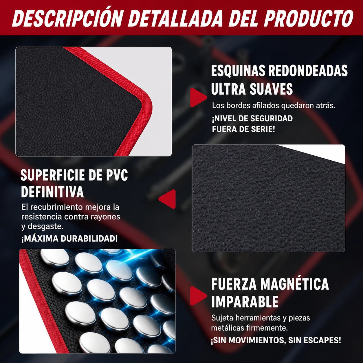 Magnetic Tool® Tapetes magnéticos de gran capacidad X3 und
