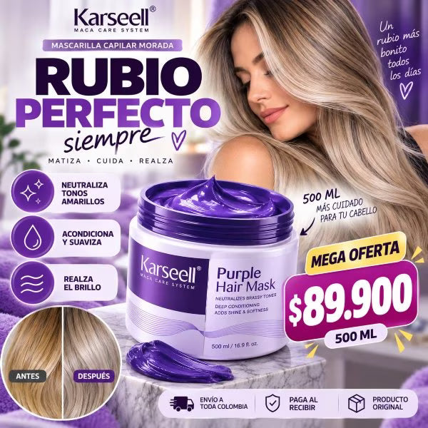 Karsell morado- Adios rubios amarillos