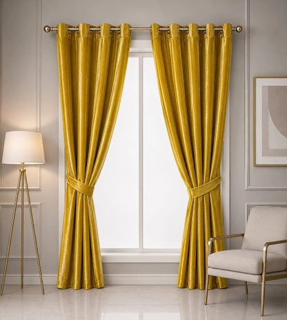 2 Cortinas Blackout Tela Satinada, Protector UV™ Protegen Tu Hogar Del Sol Y El Calor