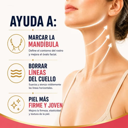 Tu celular marca tu cuello- Esta crema lo revierte.Colageno, retinol y 10 pepetidos