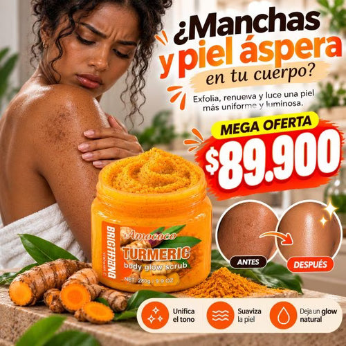 Exfoliante de Cúrcuma - Piel Suave y Luminosa 🧡