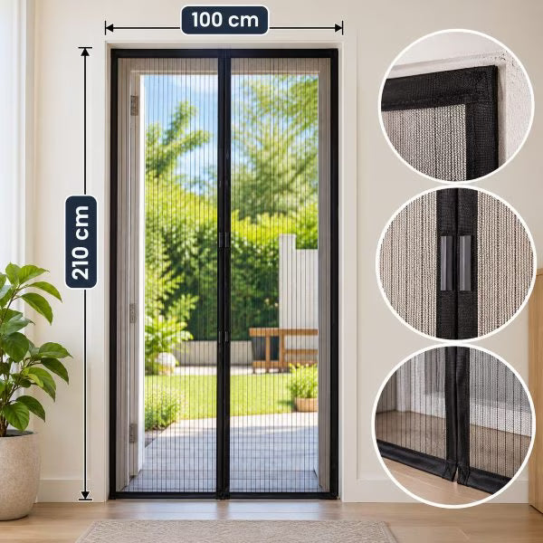 🦟 Malla Magnética Mosquitera para Puerta – Cierre Automático