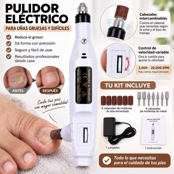 💅 KIT CUIDADO TOTAL DE UÑAS GRUESAS Y PIES SECOS
