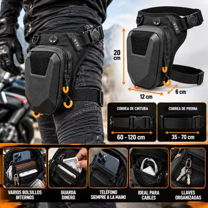 Bolso Piernera Táctico Multifuncional- IMPERMEABLE