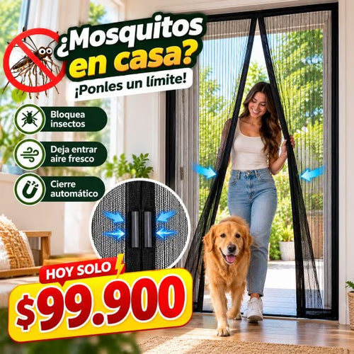🦟 Malla Magnética Mosquitera para Puerta – Cierre Automático