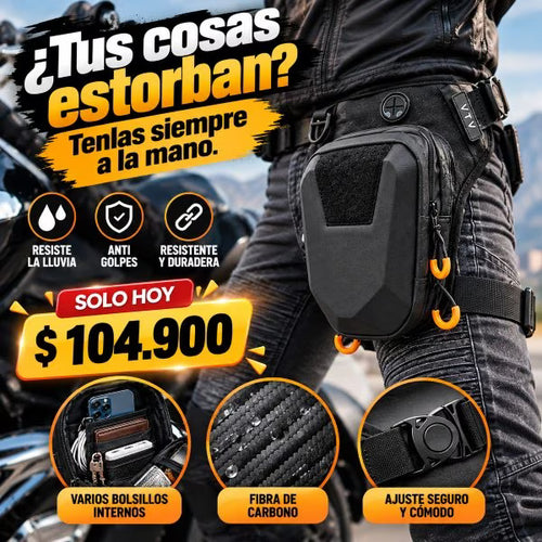 Bolso Piernera Táctico Multifuncional- IMPERMEABLE