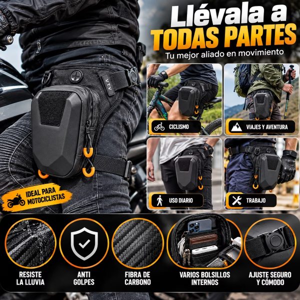 Bolso Piernera Táctico Multifuncional- IMPERMEABLE