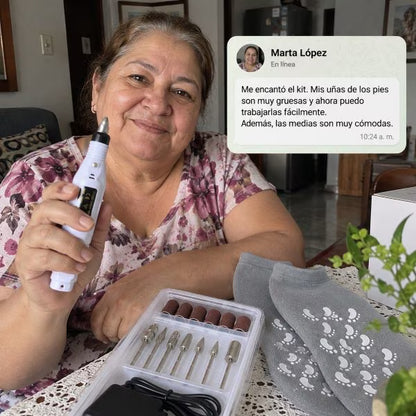 💅 KIT CUIDADO TOTAL DE UÑAS GRUESAS Y PIES SECOS
