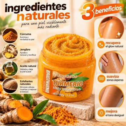 Exfoliante de Cúrcuma - Piel Suave y Luminosa 🧡