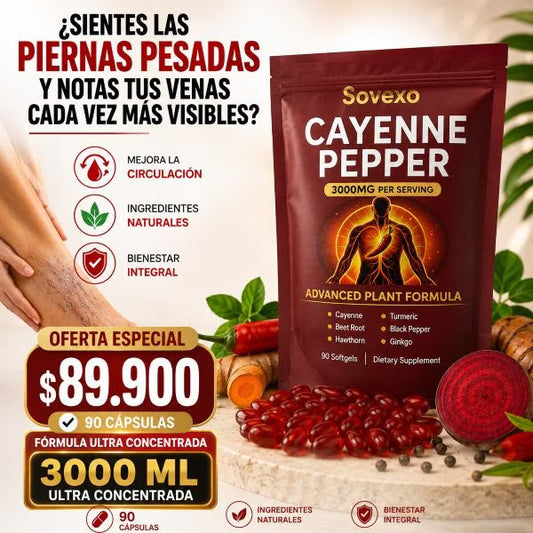 🌶️ CAYENNE PEPPER | BIENESTAR Y CUIDADO PARA TUS PIERNAS 🦵