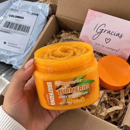 Exfoliante de Cúrcuma - Piel Suave y Luminosa 🧡