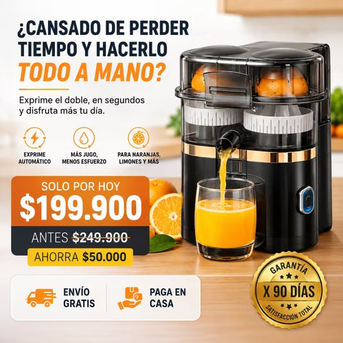 Extractor De Naranja Doble