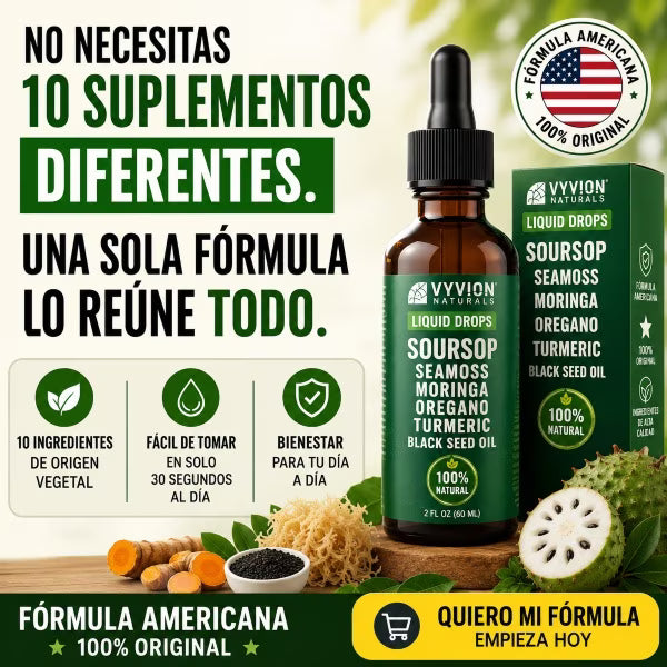 ELIXIR SOURSOP GOTAS DE GANÁBANA 10 EN 1 ¡PAGA 1 LLEVA 2!