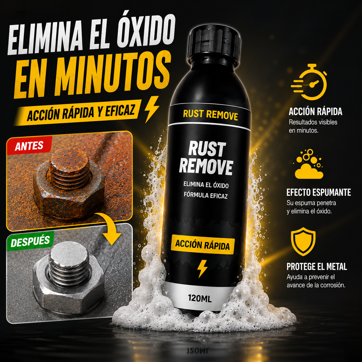 Acidosporco® 120 ml para ÓXIDO Y CORROSIÓN