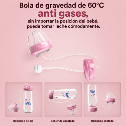 Nubbi® Anti-Reflux 10 oz manos libres 360º 0 a 12 meses