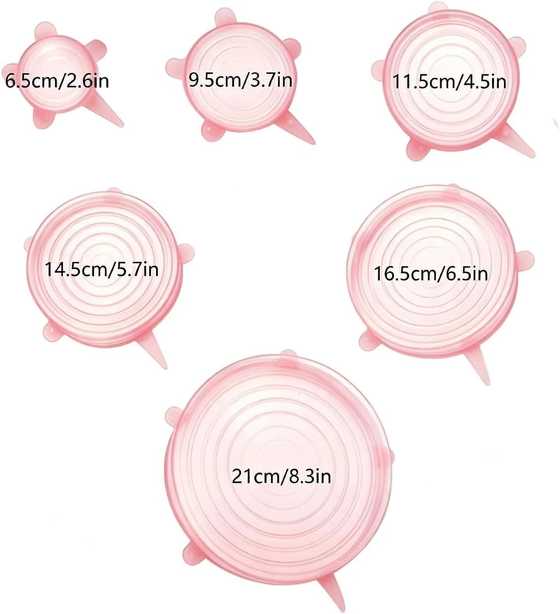 Tapas de silicona elásticas para la cocina lleva 12